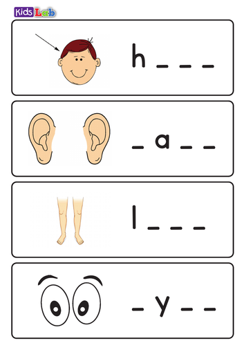 body parts worksheet package starter test cambridge vocabulary practice teaching resources