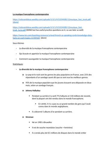 AQA A Level French Speaking Exam Revision | Teaching Resources