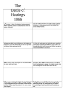 year 7 the battle of hastings teaching resources