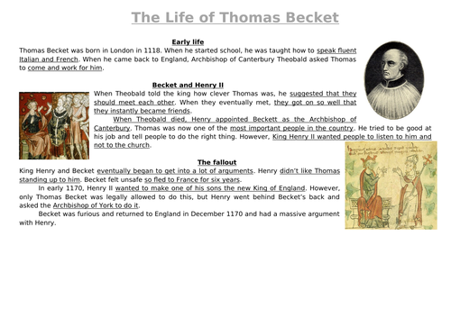 Dying for a cause in becket essay 08 image