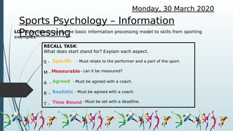 AQA 9 - 1 GCSE PE Information Processing Lesson | Teaching Resources