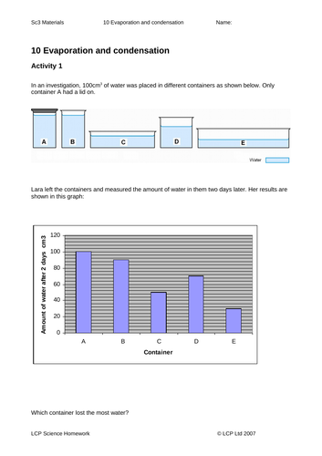 Year 5/6 Science Homework - Full pack | Teaching Resources