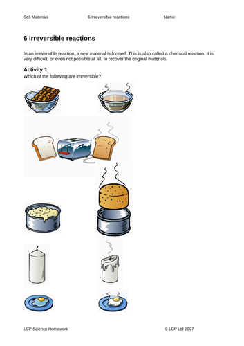 Year 5/6 Science Homework - Full pack | Teaching Resources