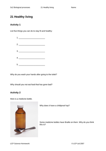 Year 5/6 Science Homework - Full pack | Teaching Resources