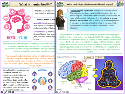 What is Mental Health ? - Home Learning | Teaching Resources