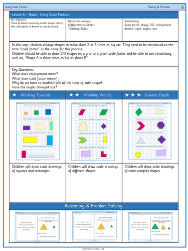 Year 6- Ratio Differentiated Worksheets - Week 2 White Rose Style ...