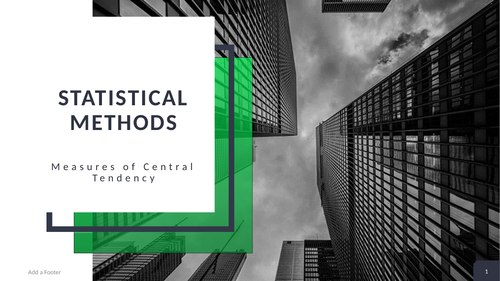 Measures of Central Tendency and Data Processing