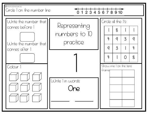 representing-numbers-to-10-teaching-resources