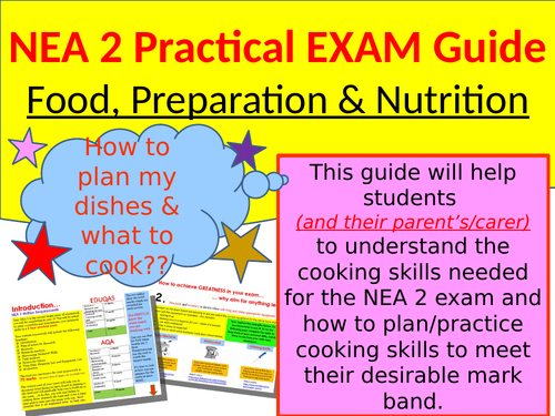GCSE Food Revision: NEA 2 Food Practical Cooking Exam Preparation