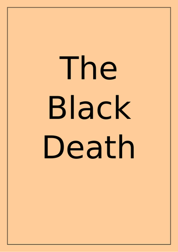 History The Black Death Plague Worksheets | Teaching Resources