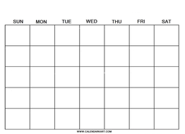 blank calendar fillable template teaching resources