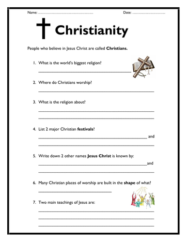 primary homework religion