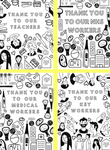 Thank You (NHS) Medical Workers, Teachers & Key Workers | Printable ...