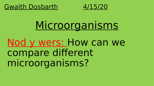 Microorganisms