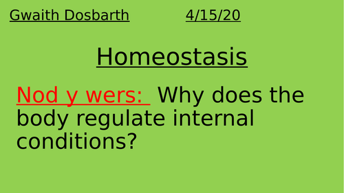 Homeostasis