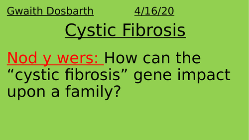 Cystic fibrosis