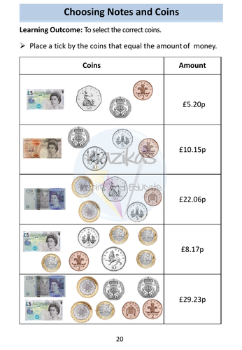 Money AQA Entry Level 2 Maths | Teaching Resources