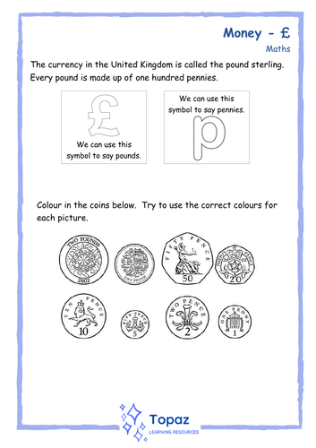 money worksheet euros ks1 ks2 maths teaching resources