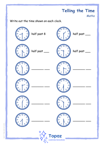 telling the time worksheets for ks1 ks2 teaching resources
