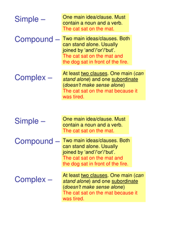 Sentence Structure