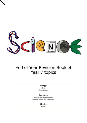 Year 7 Science Revision Booklets | Teaching Resources