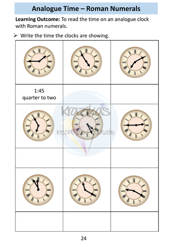 Time Aqa Entry Level 3 Maths 