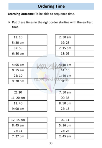 Time AQA Entry Level 3 Maths | Teaching Resources