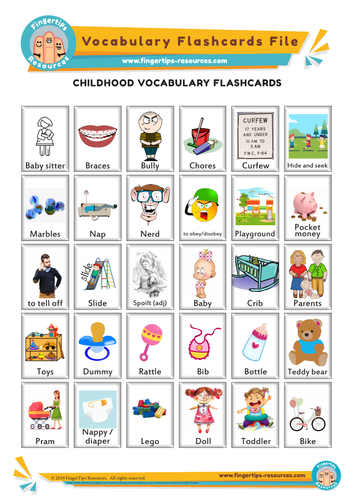 Vocabulary About Childhood: Discover, Learn, and Excel