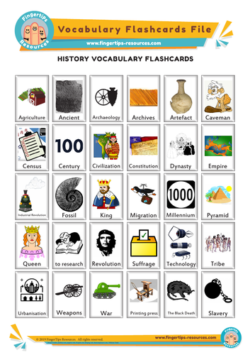 History Vocabulary Flashcards