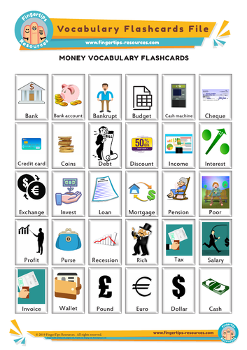 Money Vocabulary Flashcards