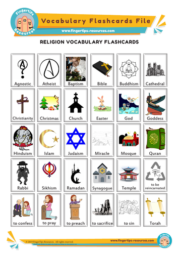 Religion & Faith Vocabulary Flashcards