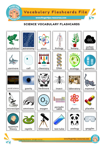 Science Vocabulary Flashcards