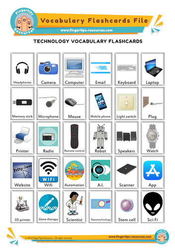 Technology Vocabulary Flashcards