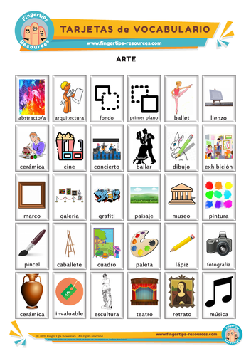 Arte - Vocabulary Flashcards