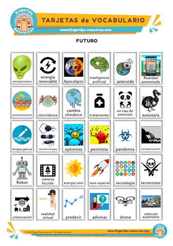 Futuro - Vocabulary Flashcards