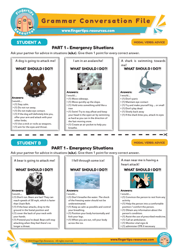 MODAL VERBS: ADVICE - Grammar Speaking