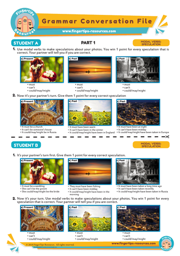 MODAL VERBS: SPECULATION - Grammar Speaking