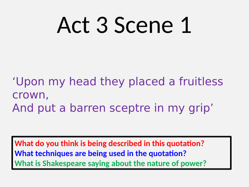 Macbeth Act 3 Scene 1