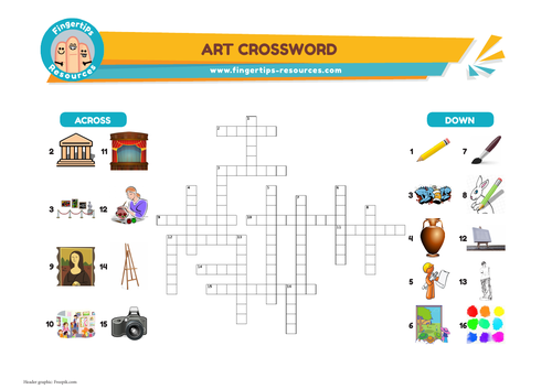 Art Vocabulary Crossword