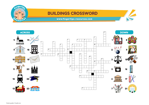Buildings Vocabulary Crossword
