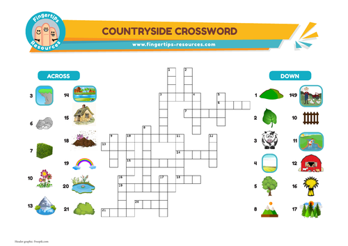 Countryside Vocabulary Crossword