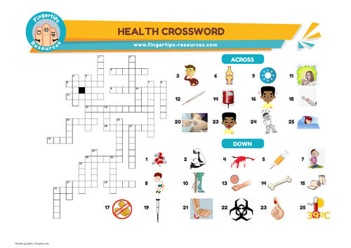 Health & Illness Vocabulary Crossword