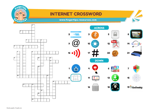 Internet & Social Media Vocab Crossword