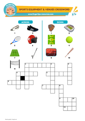 Sports Equipment & Venues Crossword