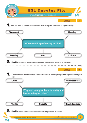 Cities - Debate Activity