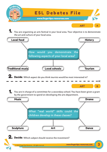 Art - Debate Activity