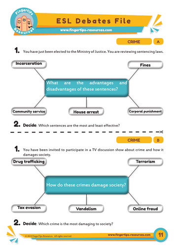 Crime - Debate Activity