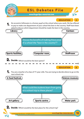 Education - Debate Activity