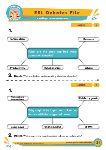 Media  & News - Debate Activity