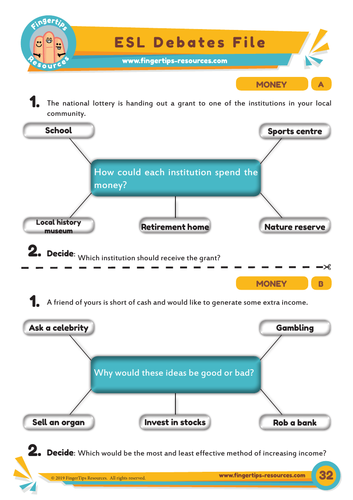 Money  - Debate Activity